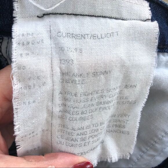 Current/Elliott The Ankle Skinny Chavelle 29 - Picture 6 of 7